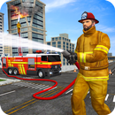 New Firefighter Real Truck Addictive Rescue Games APK