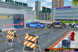 realistisch Parken 3D: Polizei Parken Spiele Screenshot 1