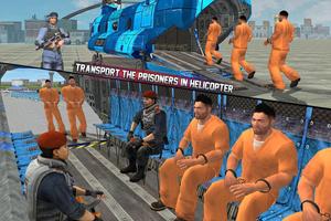 Prison Bus Carrier Addictive Helicopter Transport ภาพหน้าจอ 2