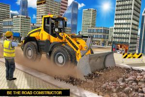 Real Road Builder 2018: Road Construction Games 포스터