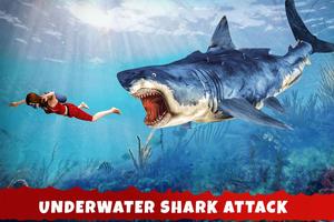 Crazy Water Shark Ocean: New Games Affiche