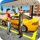 Cab Driving City Driver: Taxi Games New 2018 icône