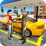 Cab Driving City Driver: Taxi Games New 2018 icône