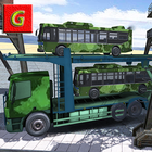 Offroad Army Truck Transport Parking Simulator icône