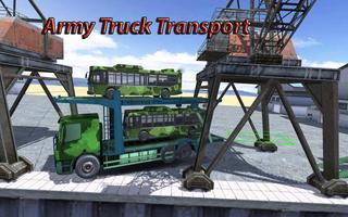 Offroad Army Truck Transport Parking Simulator captura de pantalla 2