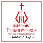 Empower with Jesus - in French language ícone