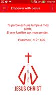 Empower with Jesus - in French language poster