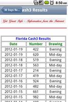 Florida Lottery Results capture d'écran 3