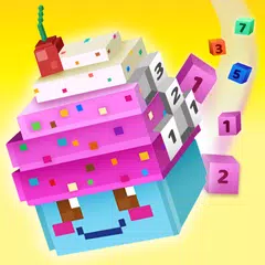 Voxel Island - Color 3D pixel blocks by numbers APK download