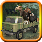Transport Truck Farm Animal Zeichen