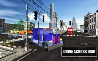 Truck Simulator USA Transport Affiche