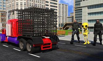 US Police Alien Transporter: Truck Game capture d'écran 1
