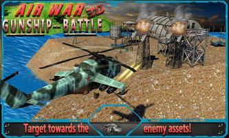 Air War Gunship Battle 3D تصوير الشاشة 1