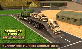 Ordnance Supply Army Cargo Sim اسکرین شاٹ 3