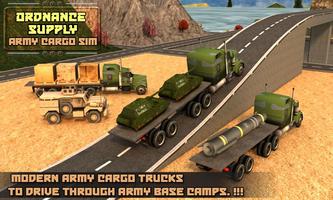 Ordnance Supply Army Cargo Sim اسکرین شاٹ 1