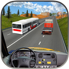 Racing In Bus 3D icône