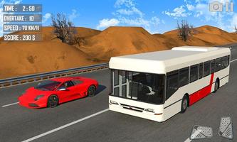 Racing In Bus 3D capture d'écran 3