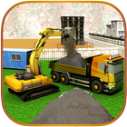 City Construction Excavator 3D icône