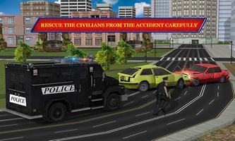 City Police Truck Simulator imagem de tela 3