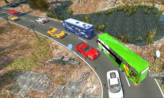 Coach Bus Simulator Drive hill Affiche