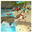 Crocodile Simulator Beach Attack