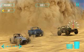 Sandstorm Racing: Blind Drive Desert Stunt Games ảnh chụp màn hình 1