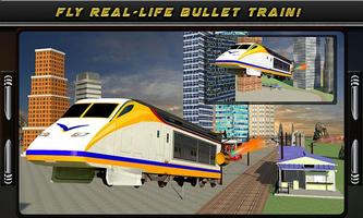 Flying Bullet Train Simulator imagem de tela 1