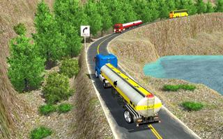 Oil Tanker Truck Driving Game Affiche