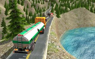 Oil Tanker Truck Driving Game syot layar 3