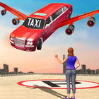 Modern Flying Car Limousine Taxi Simulator Games Zeichen