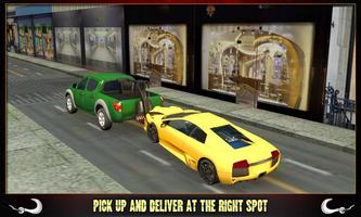 Car Tow Truck Transporter 3D Affiche