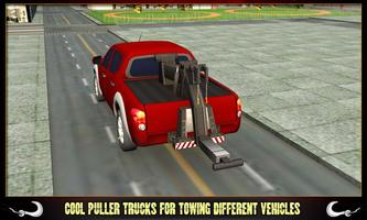 Car Tow Truck Transporter 3D capture d'écran 1