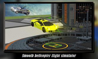 Helicopter Flying Car capture d'écran 1
