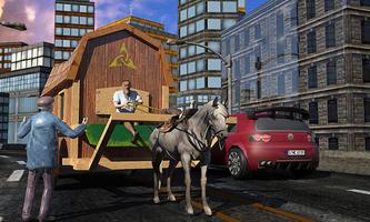 Horse Cart Carriage: City Transporter screenshot 1