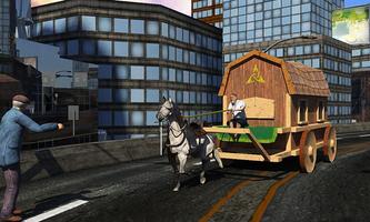 Horse Cart Carriage: City Transporter capture d'écran 3