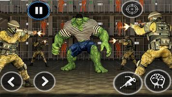 Incredible Monster Army Prison escape: Army Games Affiche