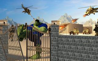 Incredible Monster VS US Army Prison Action Games capture d'écran 2