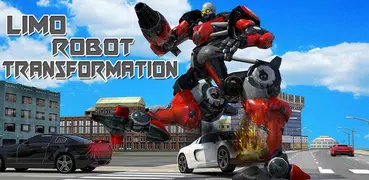 Police Limo Car Robot Games