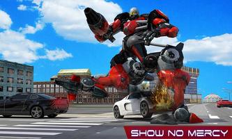 Police Limo Car Robot Games ảnh chụp màn hình 2