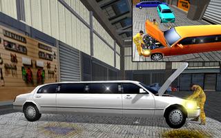Limousine Car Mechanic Garage скриншот 2