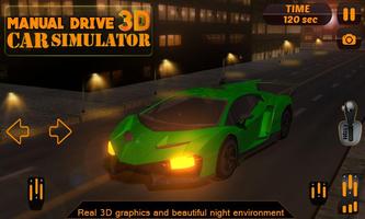 Mannual Drive Car Simulator 3D Plakat