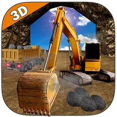 Mine Excavator Crane 3D