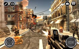 Jogo de Comandante Shooter War Cartaz