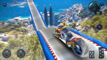 Moto Spider Motor Hero: Mega Ramp Impossible Game Affiche