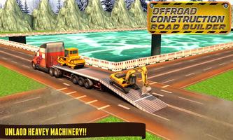 Offroad Construction Excavator Cartaz