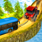 Chained Tractor Towing Bus আইকন