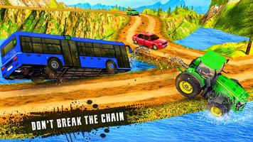 Chained Tractor Towing Bus screenshot 3