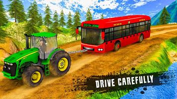Chained Tractor Towing Bus poster