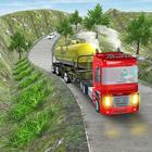 Oil Tanker Truck Fuel Hill Sim icône