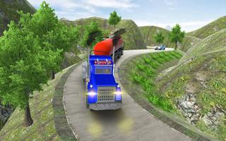 Oil Tanker Truck Fuel Hill Sim screenshot 2